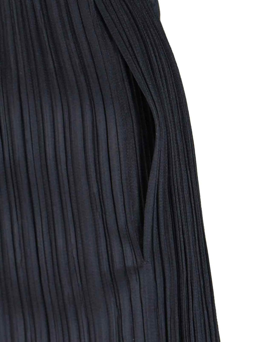 Pleats Please Pleated Trousers With Modern Tailored Silhouette