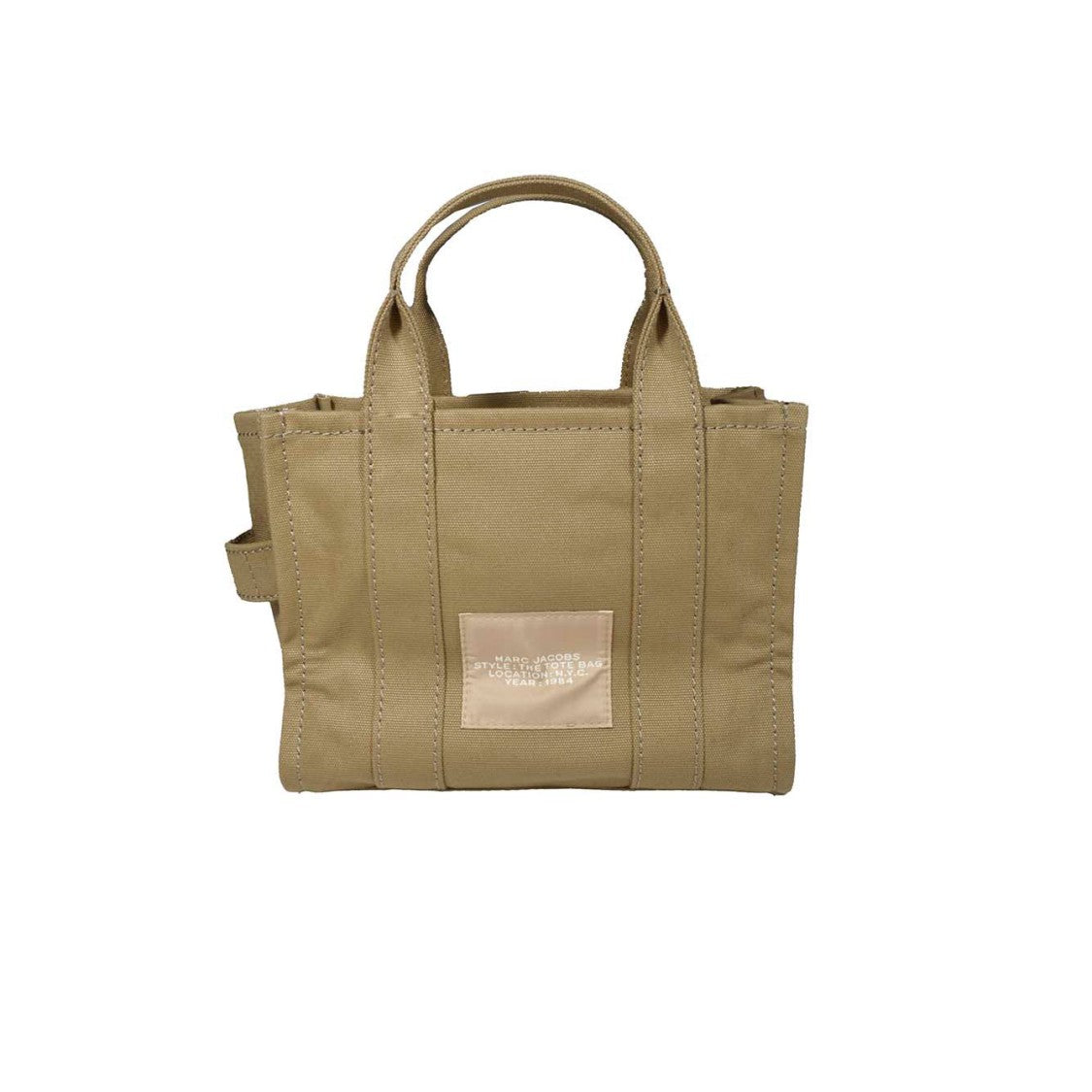 Marc Jacobs Tote Bag Small In Green Canvas