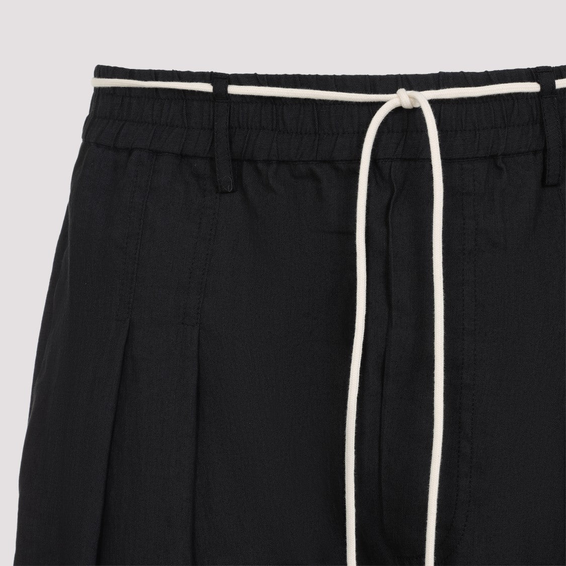 Mordecai Black Trousers With Relaxed Fit And Sporty Side Stripes