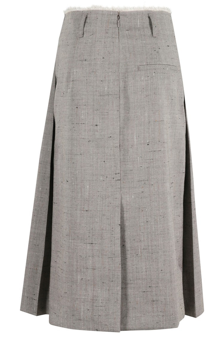 Tela Meridia Canvas Midi Skirt