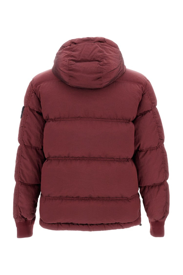 Stone Island Quilted Puffer Jacket With Adjustable Hood