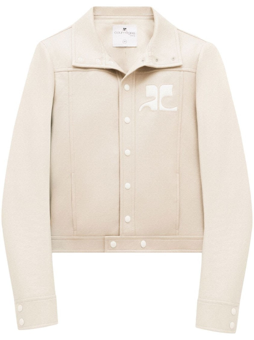 Courrèges Silk And Nylon Blend Hooded Jacket