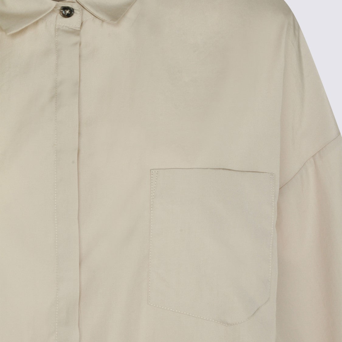 Nine In The Morning Relaxed Fit Shirt With Classic Collar And Concealed Button Placket