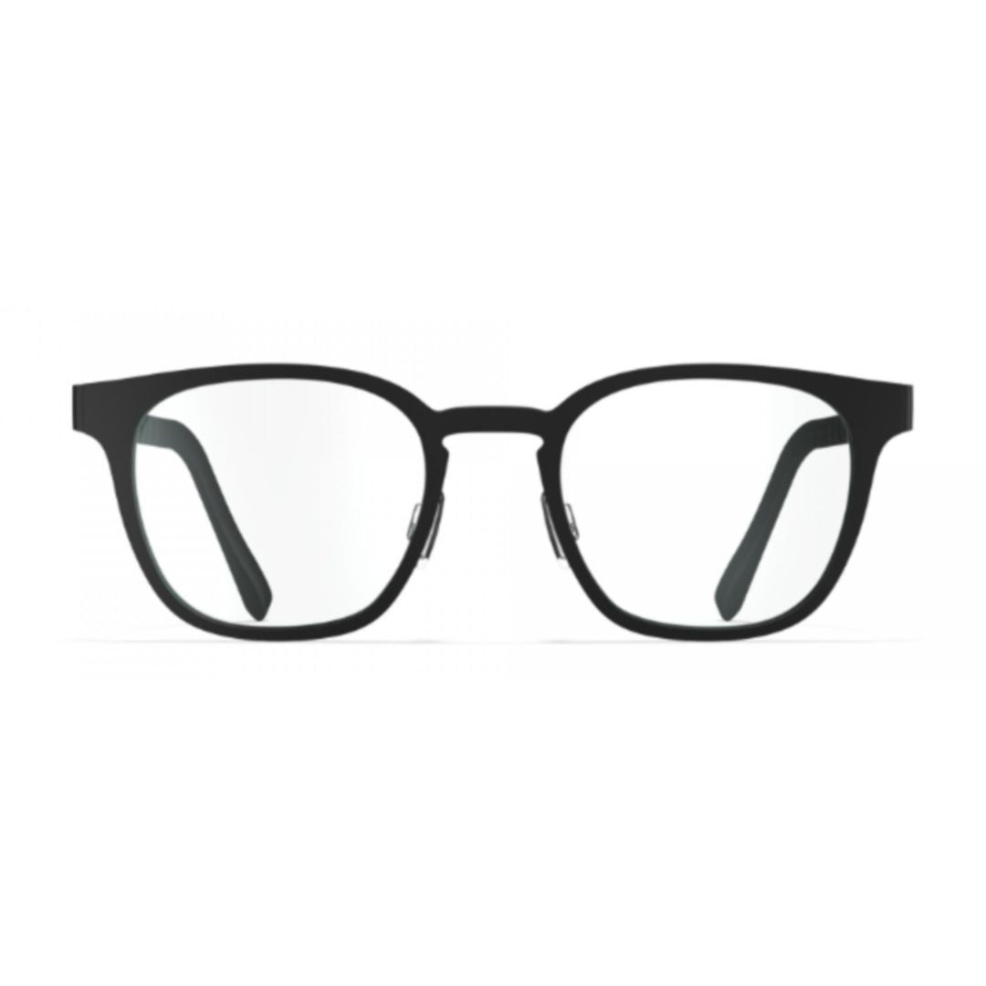 Blackfin Bf1002 Dayton Rectangular Titanium Eyeglasses With Textured Temples