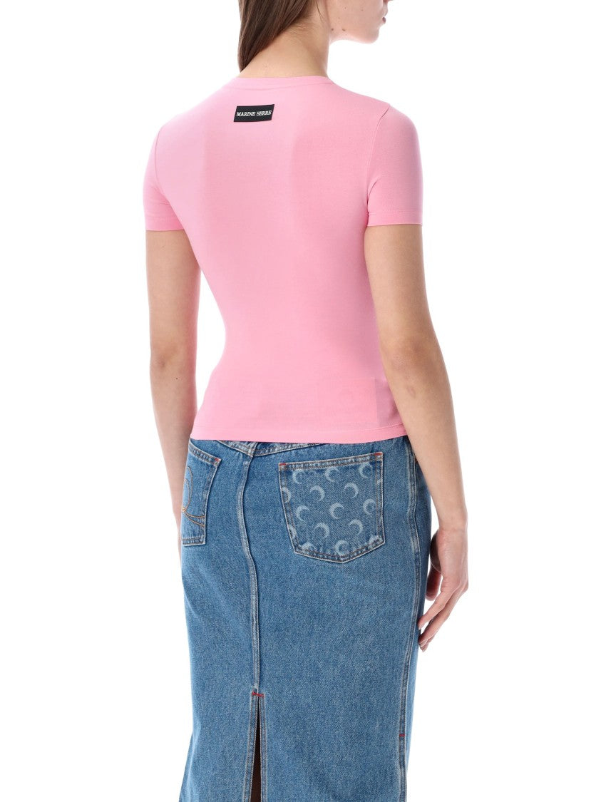 Marine Serre Pearl Logo Baby T-Shirt