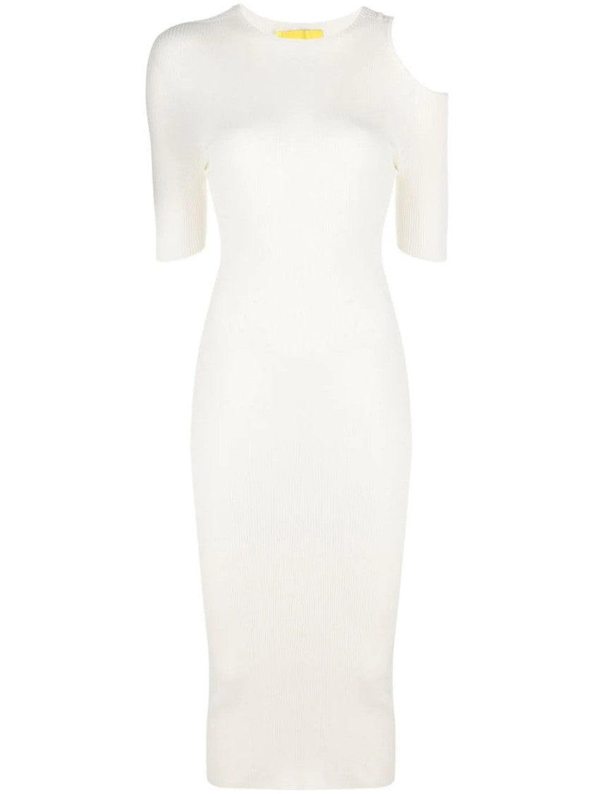 Aeron Ribbed Cut-Out Midi Dress