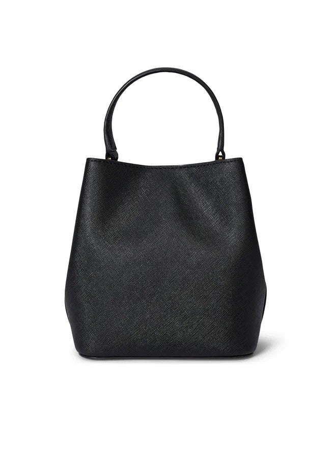 Lauren Ralph Lauren Compact Black Bucket Bag