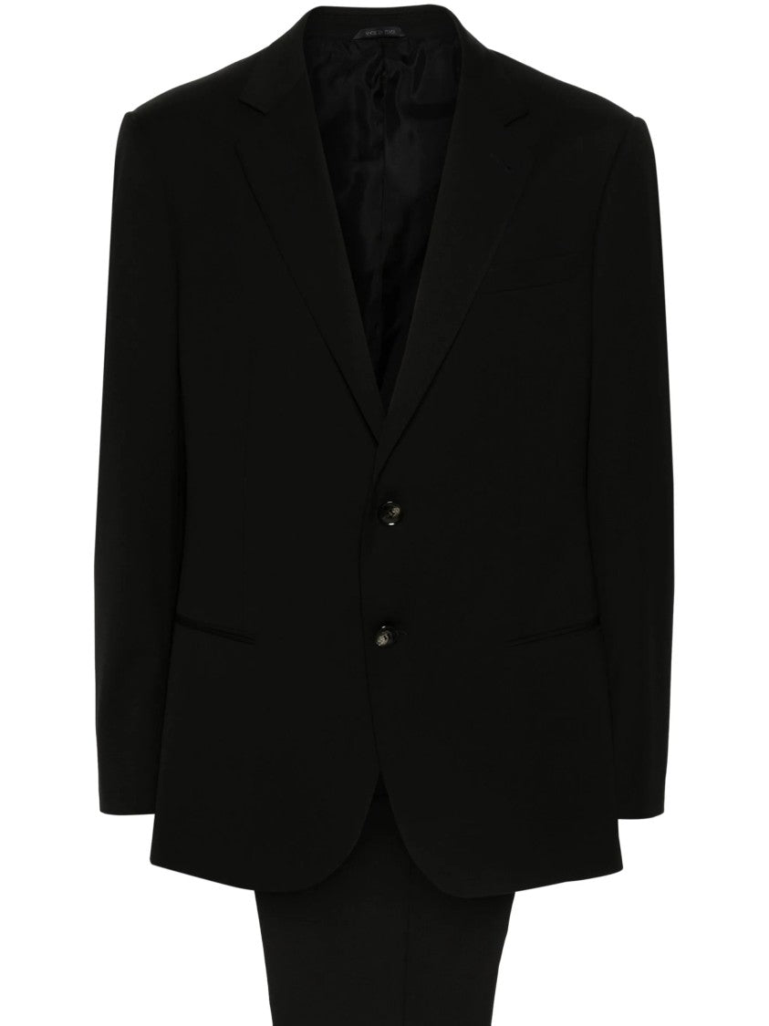 Giorgio Armani Tailored Black Notch Lapel Suit Jacket
