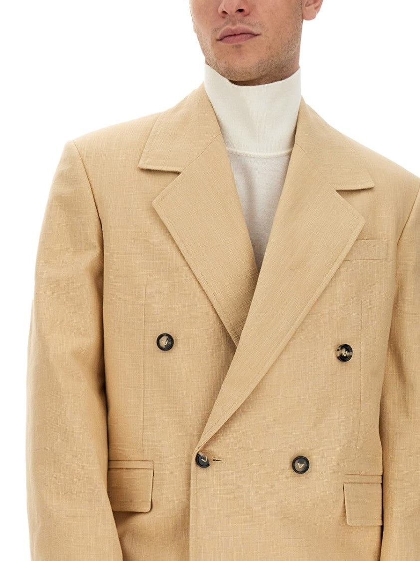 Bottega Veneta Double-Breasted Jacket With Notched Lapels And Tailored Fit
