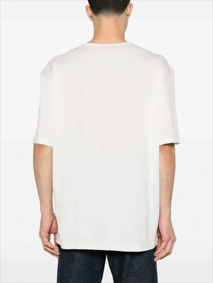 Lemaire Short-Sleeve T-Shirt With Classic Crew Neckline