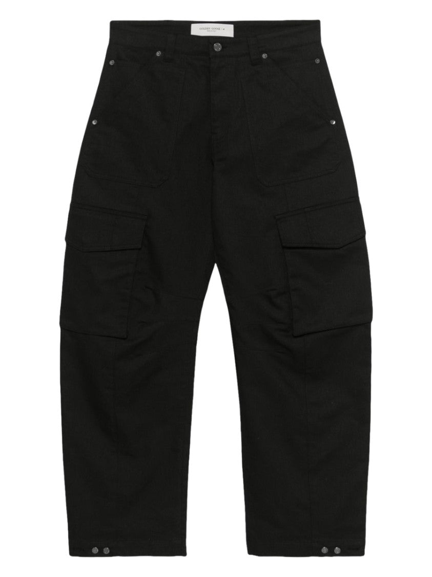 Golden Goose Cargo Cotton-Blend Flap Pockets Pants