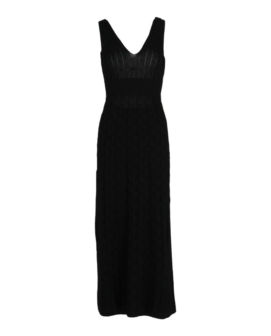 M Missoni Sheer Metallic Maxi Dress