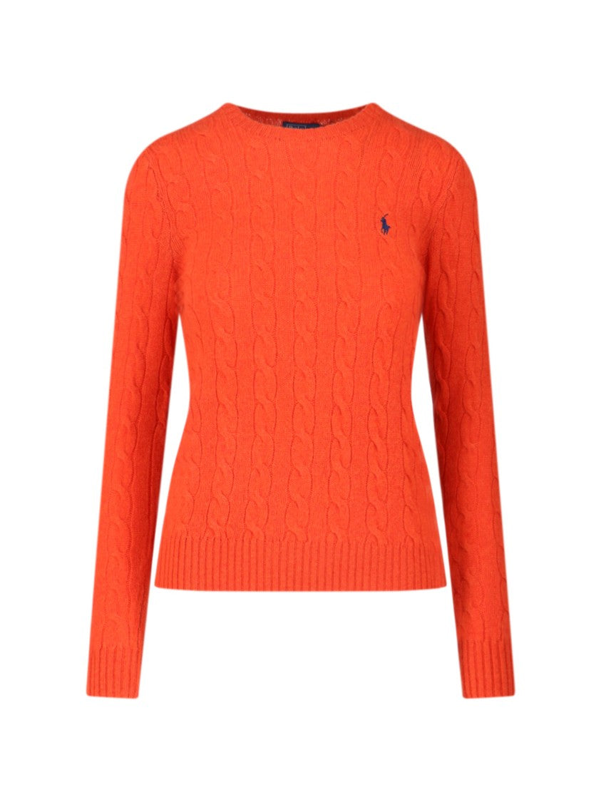 Polo Ralph Lauren Cable-Knit Sweater With Logo Embroidery
