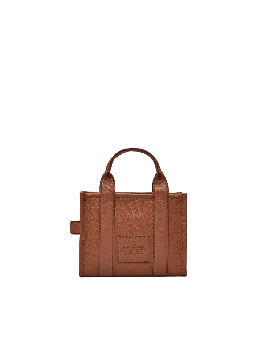 Marc Jacobs Structured Leather Small Tote With Removable Strap