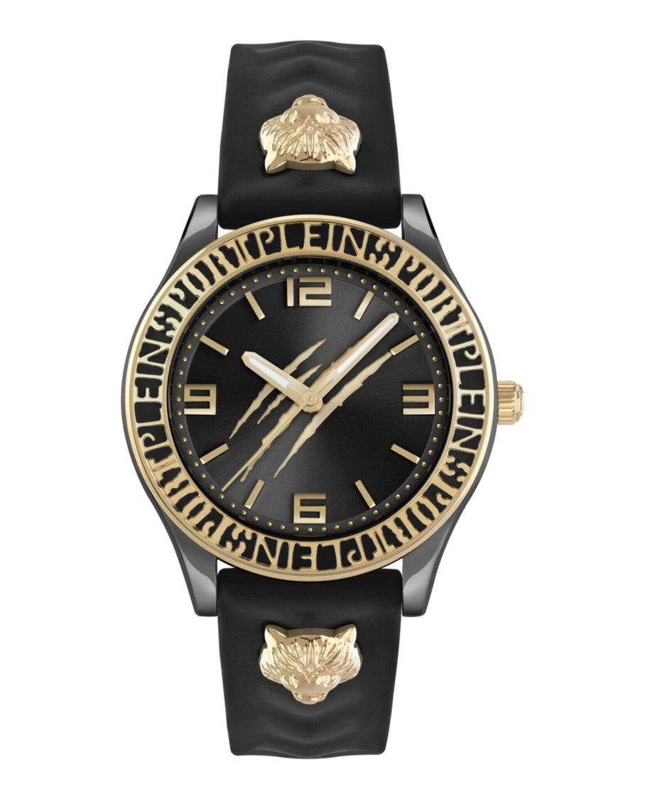 Plein Sport Quartz Movement Watch With Black Enamel Dial