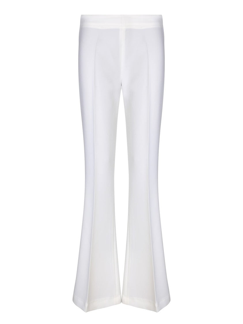 Blanca Vita White Flared Trousers