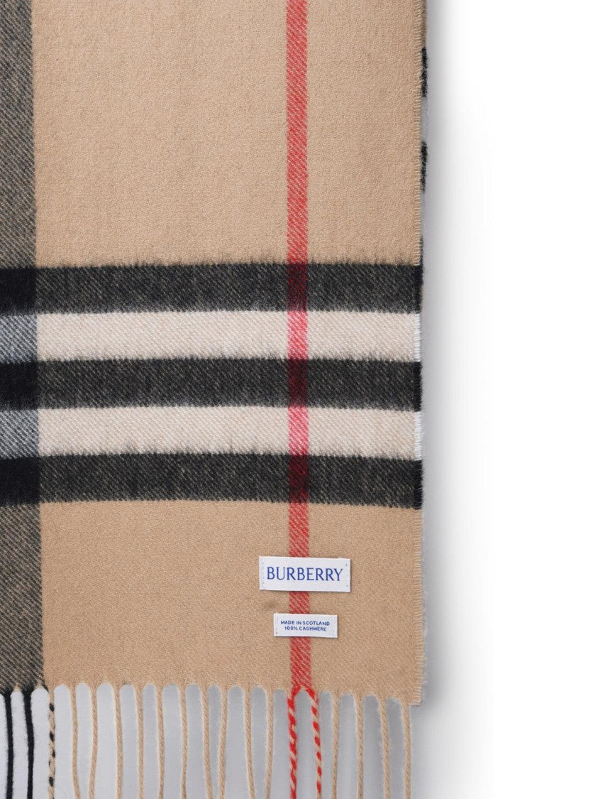 Burberry Beige Cashmere Scarf