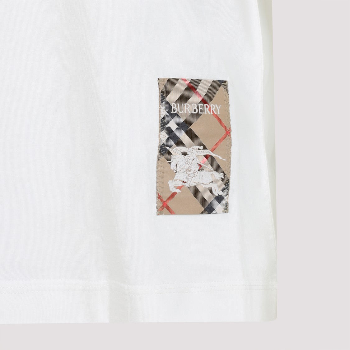 Burberry Chalk White Cotton T-Shirt