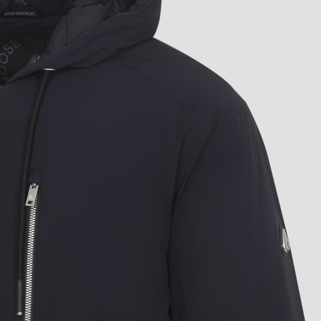Moose Knuckles Navy Blue Northdale Zip Jacket