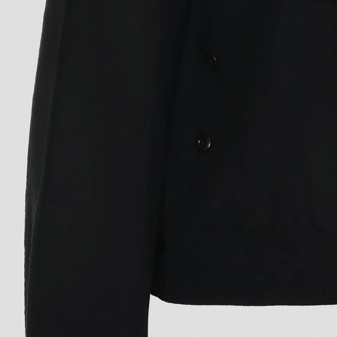 Lemaire V-Neck Button-Down Cardigan With Ribbed Details