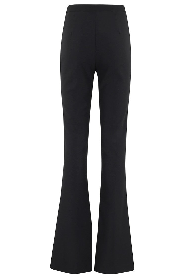 Elisabetta Franchi Flared Black Trousers