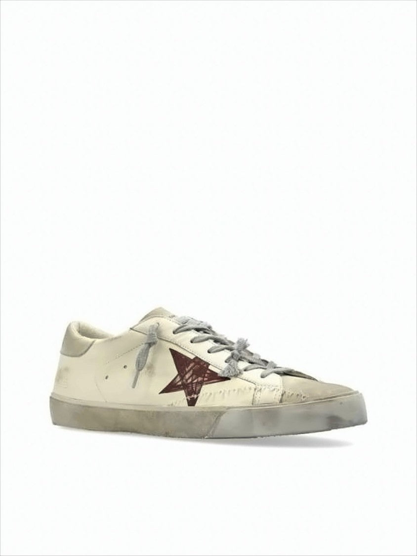 Golden Goose Vintage-Inspired Low-Top Sneakers With Distressed Detailing