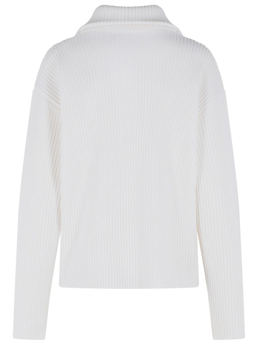 Courrèges White Merino Wool Sweater