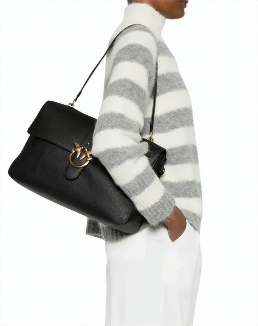 Pinko Hammered Leather Bag