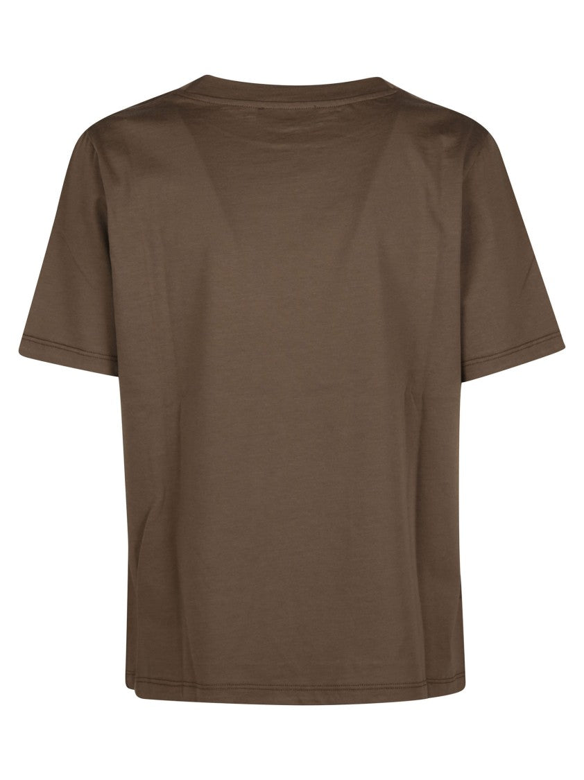 Aragona Slightly Cropped Round Neck T-Shirt