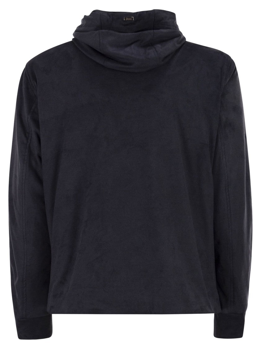 Herno Suede Microfibre Jacket