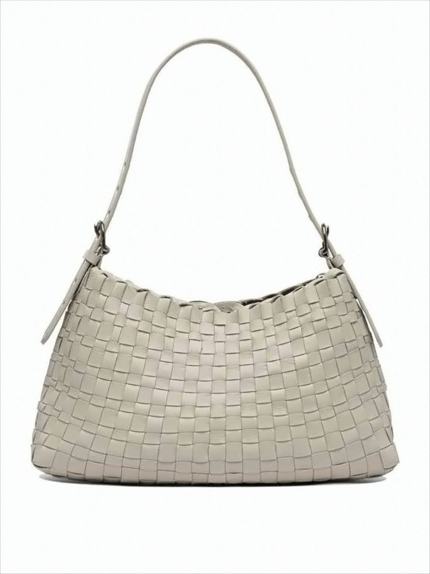 Dragon Diffusion Woven Buffalo Leather Shoulder Bag