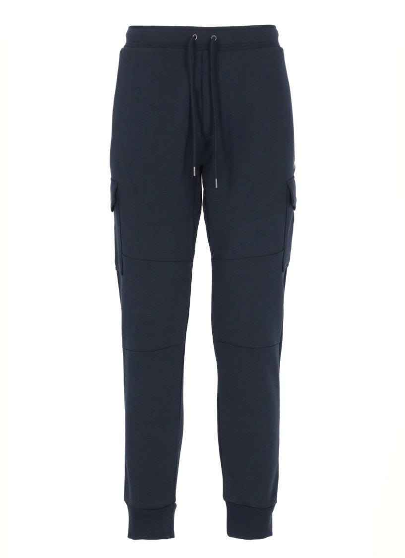 Polo Ralph Lauren Blue Pony Embroidered Drawstring Cargo Cotton Pants