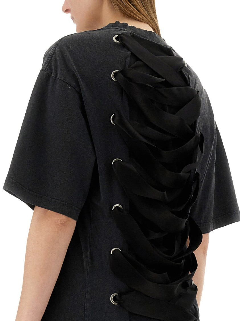 Balenciaga "Lace-Up" Cotton Shirt