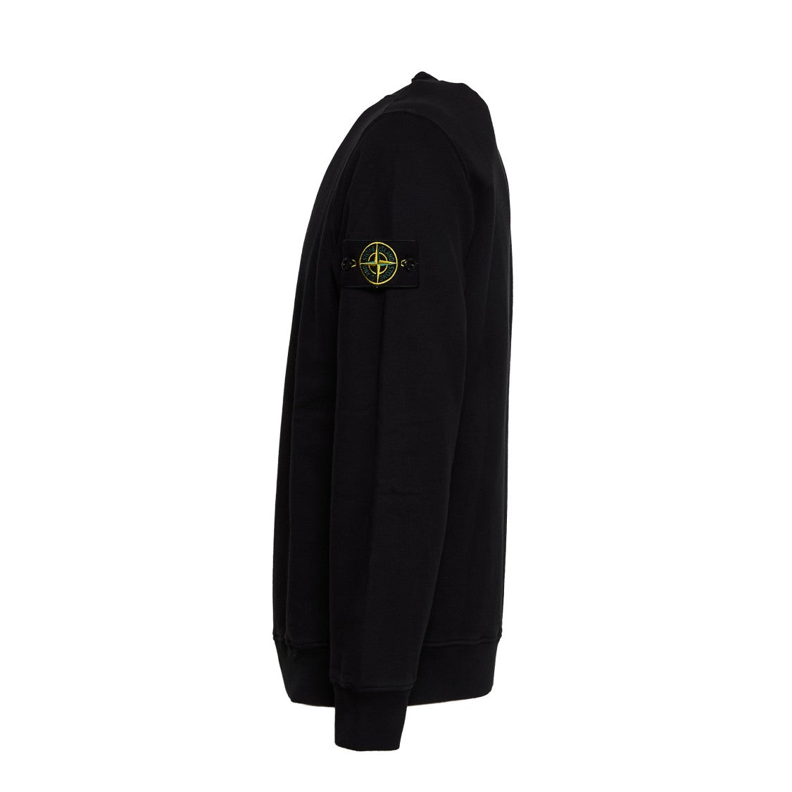 Stone Island Brushed Organic Cotton Fleece Crew Neck Sweatshirt