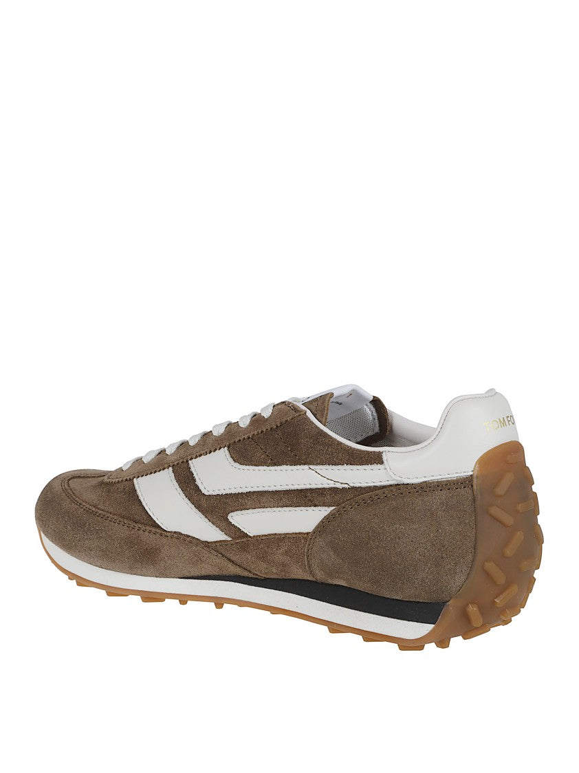 Tom Ford Calfskin Low-Top Sneakers