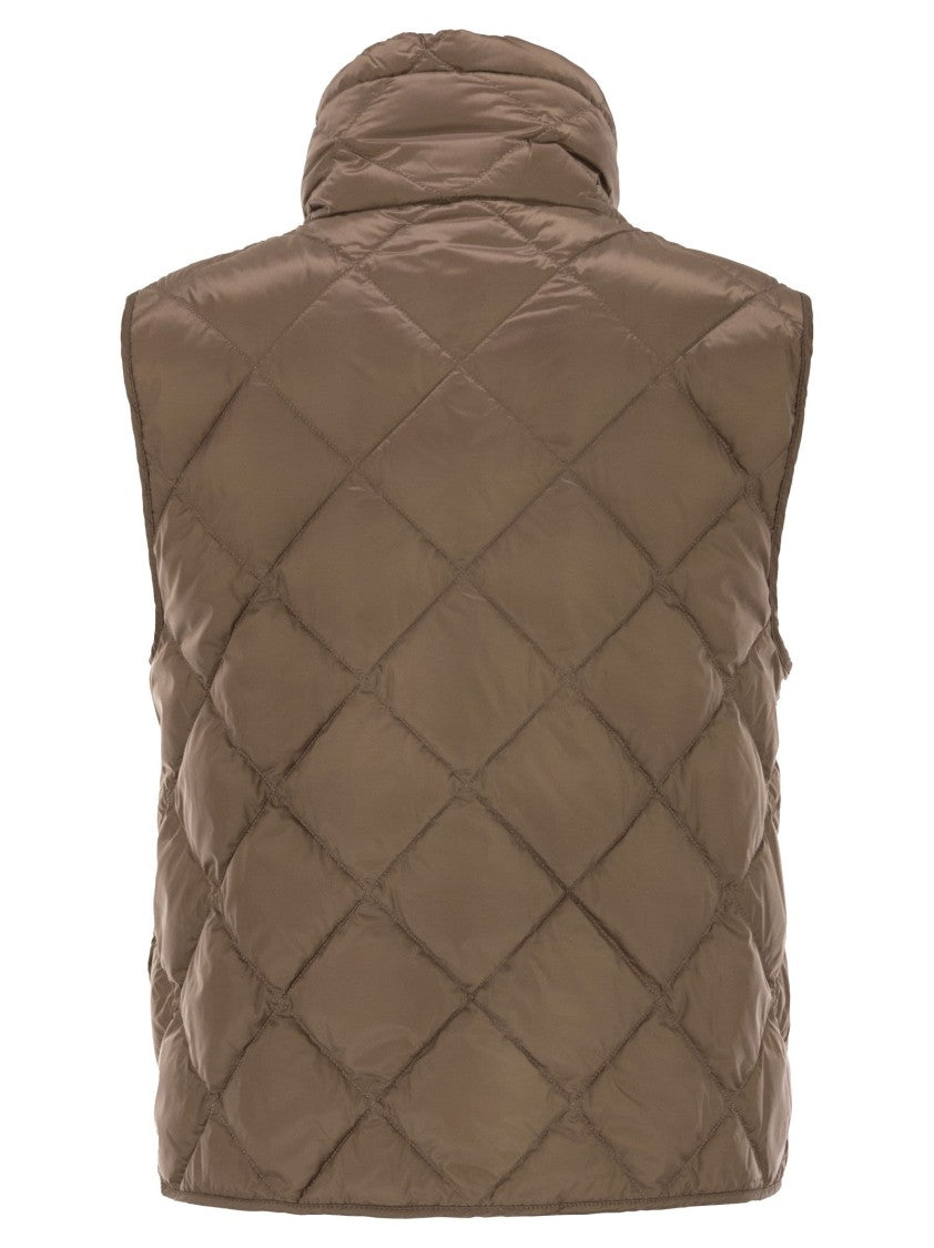 Max Mara Tegic - Drip-Proof Canvas Padded Waistcoat