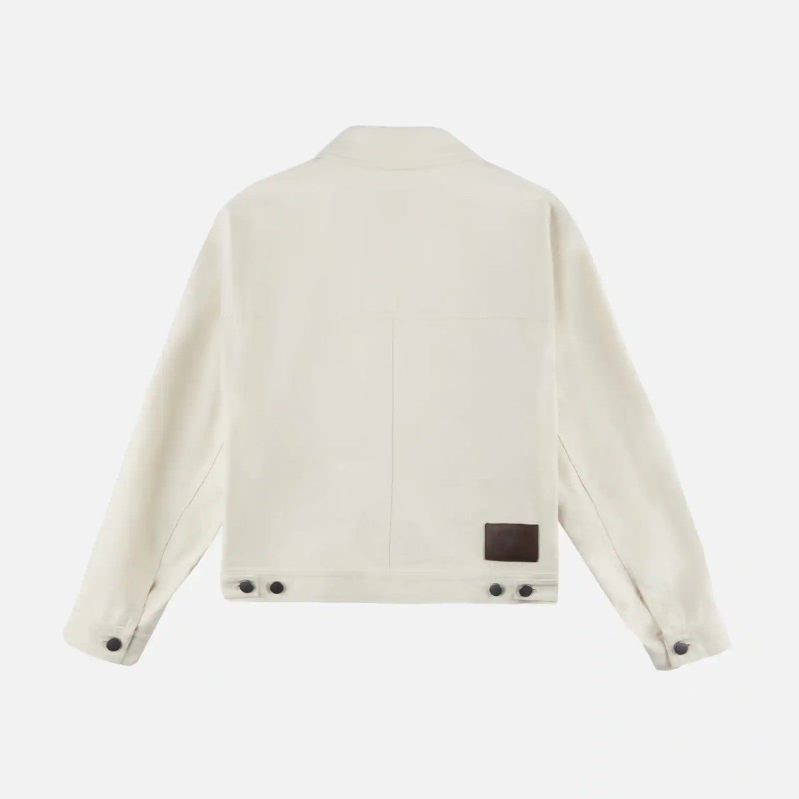 Hogan Cropped Jacket With Classic Collar
