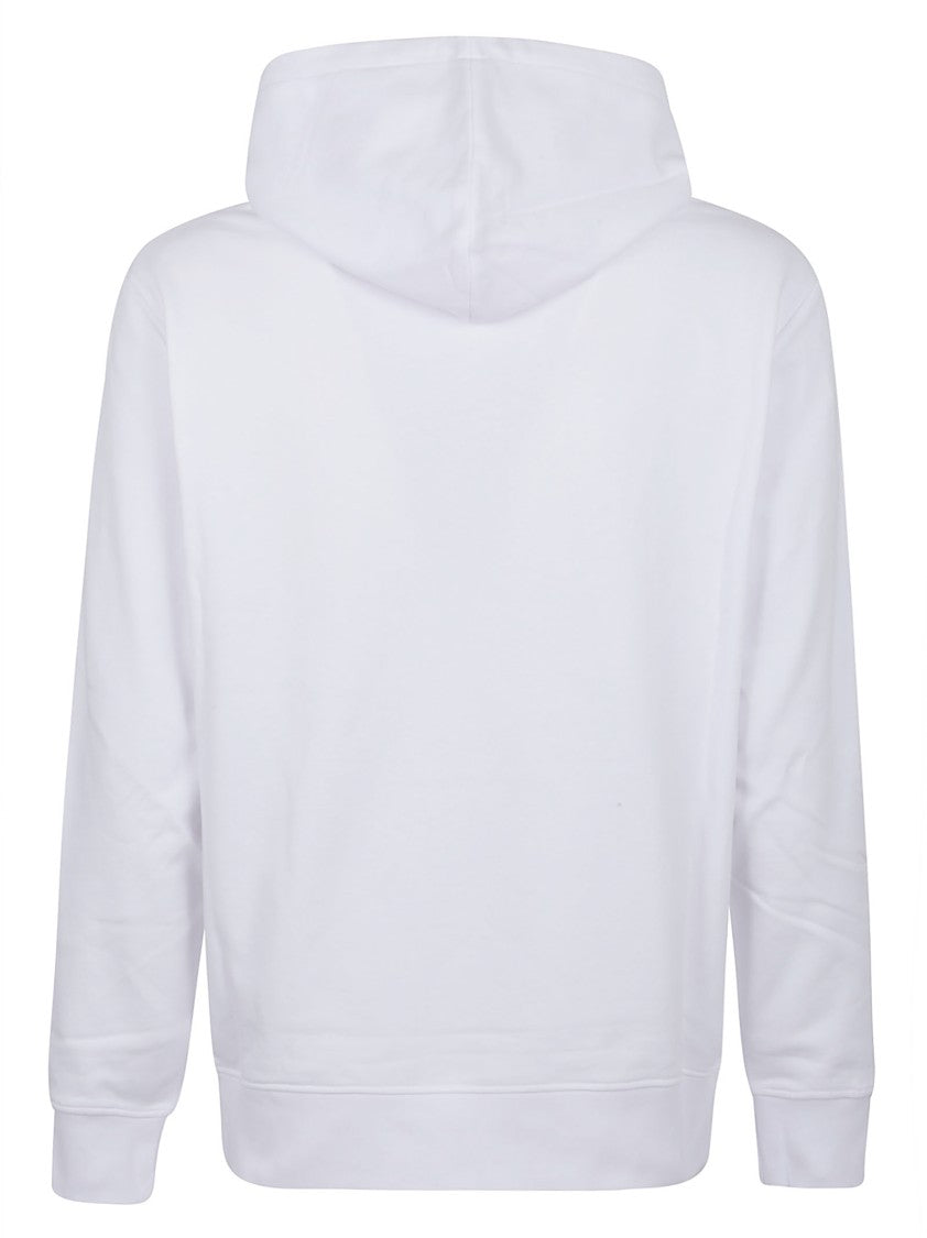Balmain Contrasting Logo Print Cotton Hoodie