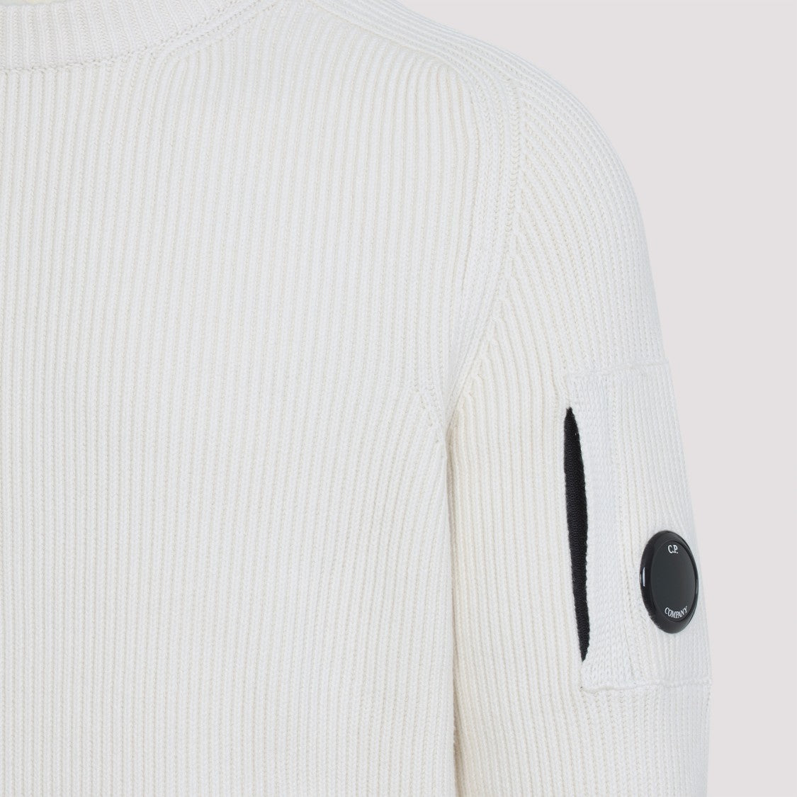 C.P. Company White Cotton Pullover