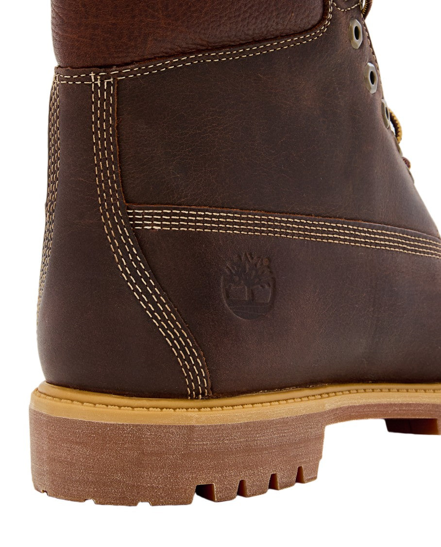 Timberland Durable Lace-Up Waterproof Boot With Padded Collar