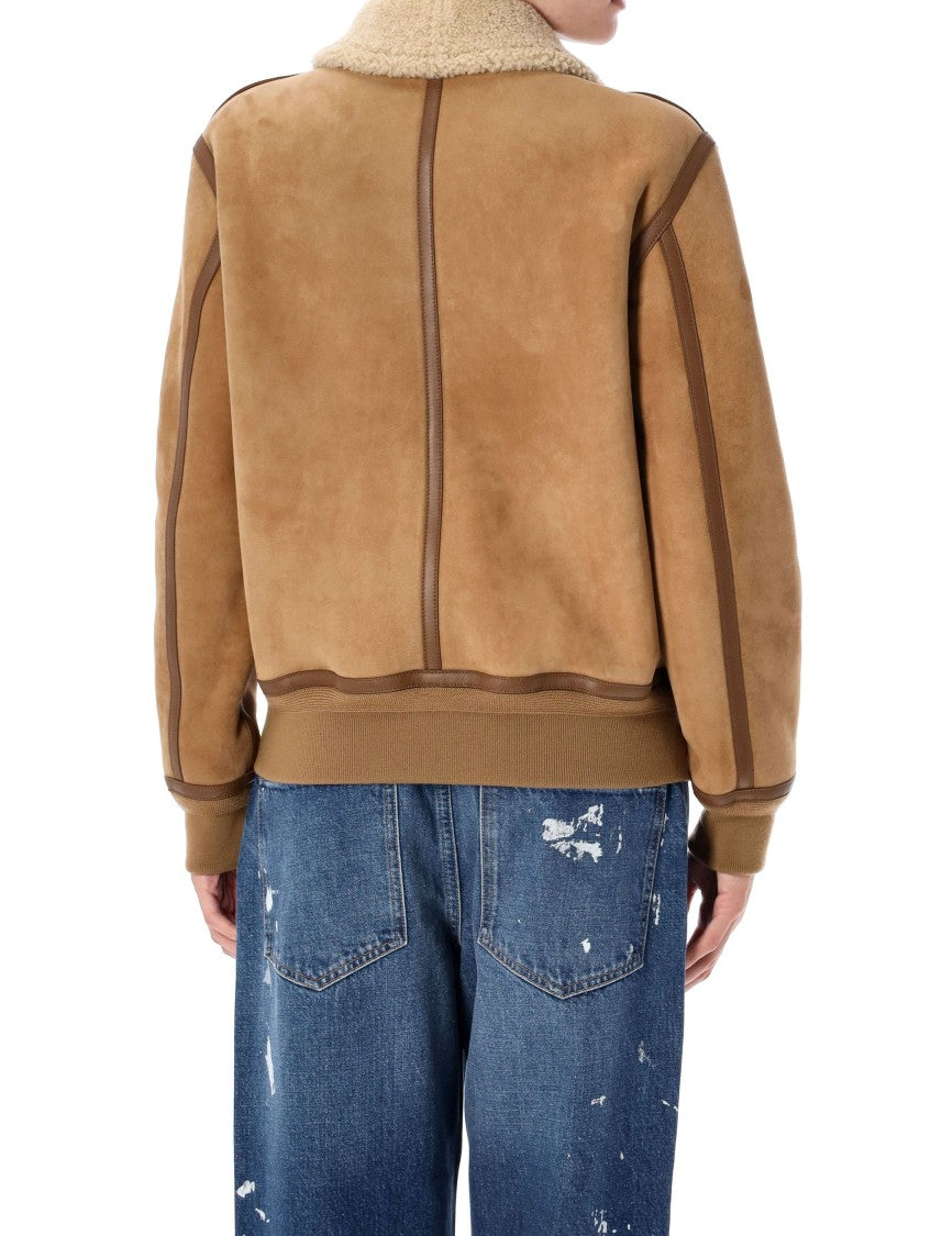 Polo Ralph Lauren Plush Brown Morrison Shearlingjacket