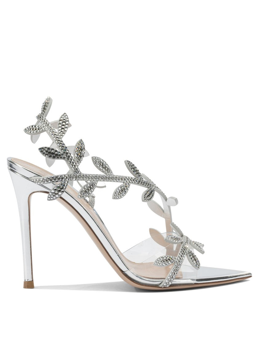 Gianvito Rossi "Crystal Flavia 105Mm" Heeled Sandals