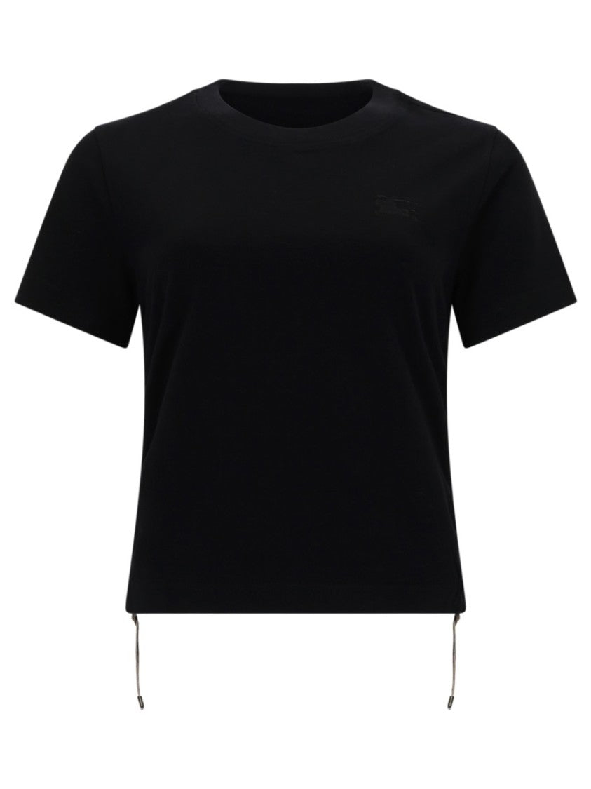 Burberry Festival Regular Fit Drawstring Hem Cotton T-Shirt