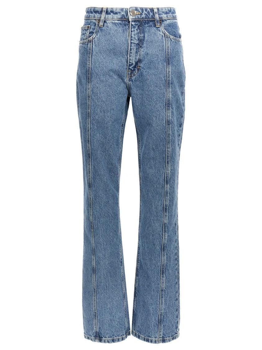 Rotate Birger Christensen Velcro Logo Jeans