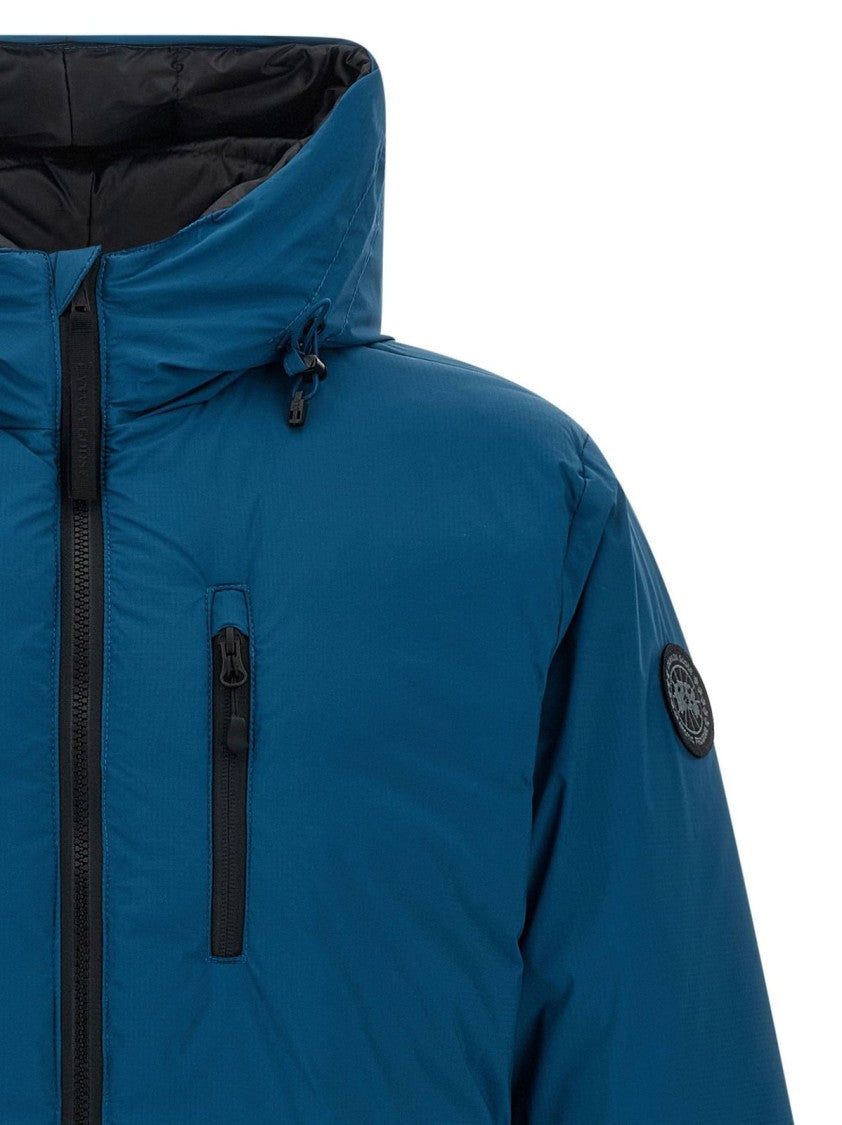 Canada Goose Hooded Jacket With Zipper Closure