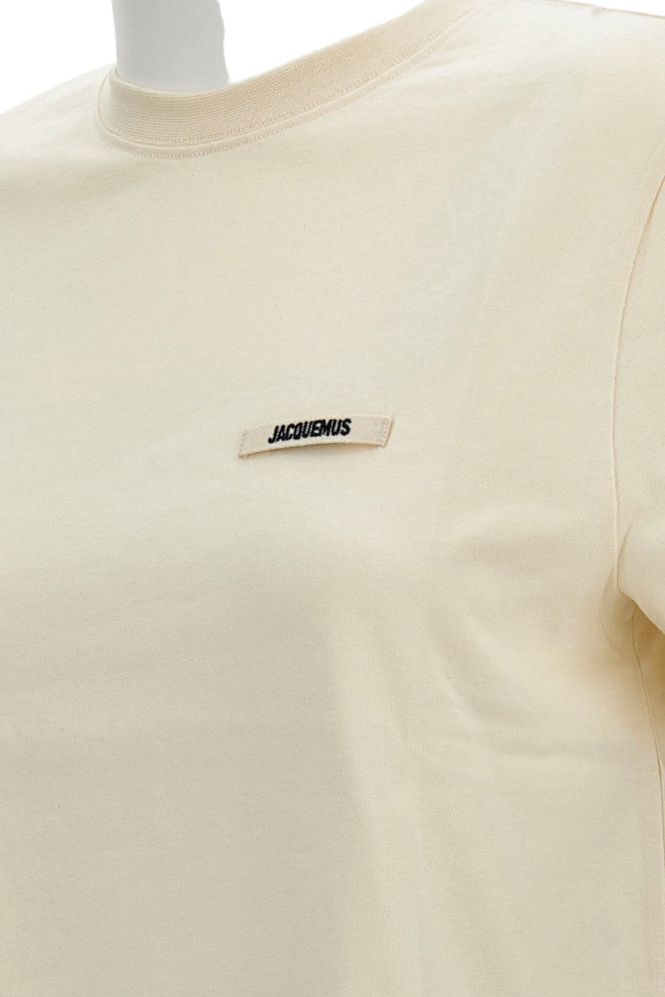 Jacquemus Crew Neck T-Shirt With Logo Label