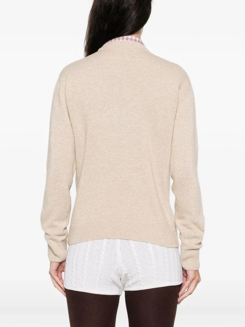 Mc2 Saint Barth New Queen Casual Sweater With Embroidered Design