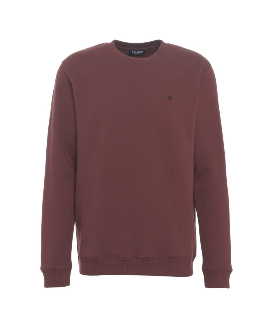 Dondup Burgundy Crew Neck Sweatshirt