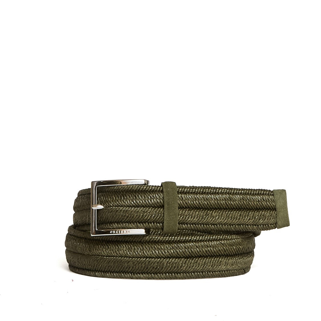 Orciani Rope Elast Woven Linen Belt