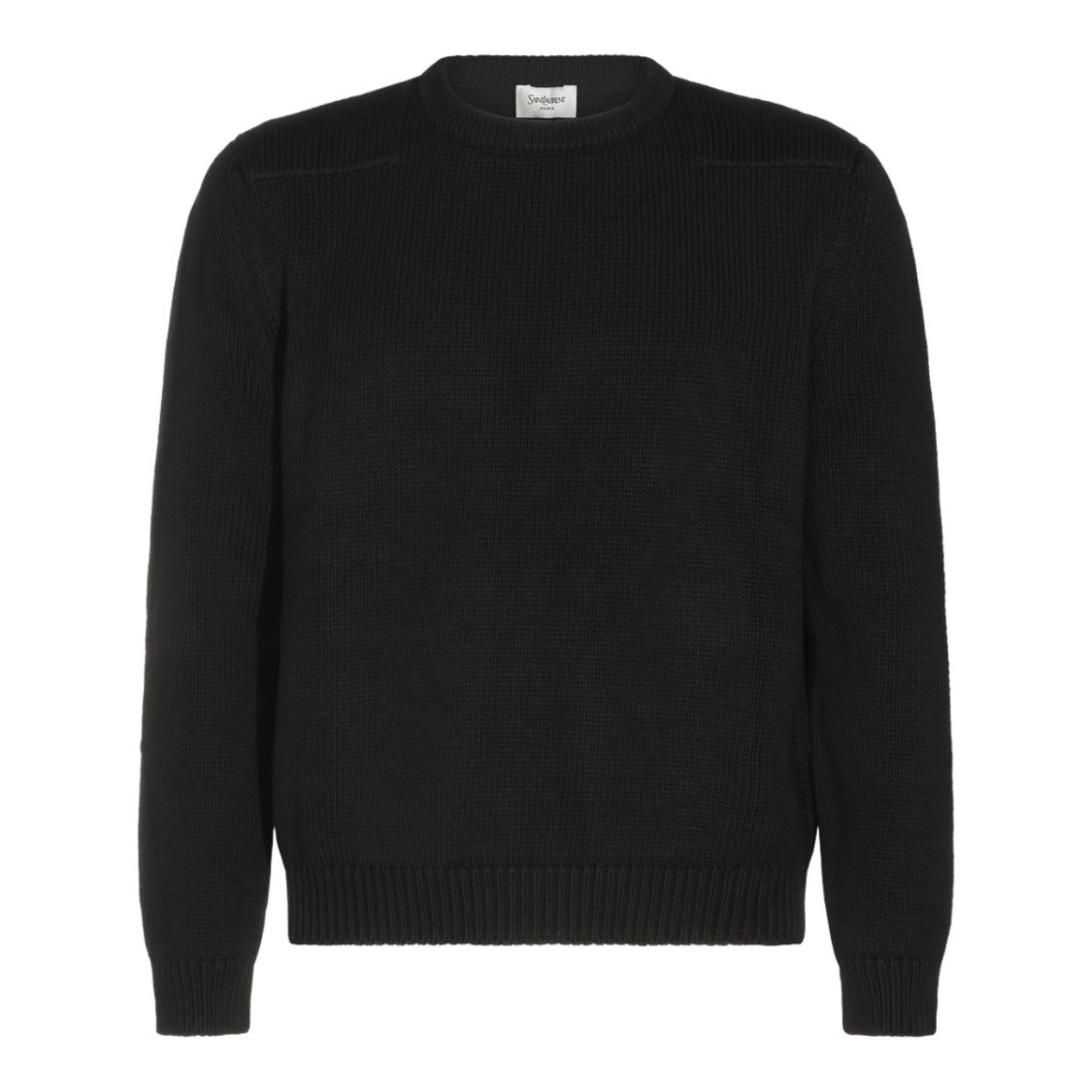 Saint Laurent Textured Knit Crewneck Sweater